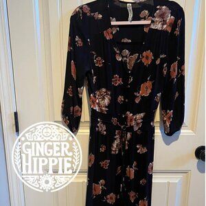 Bohemian High-Low Summer Dress - Ethereal Floral Print